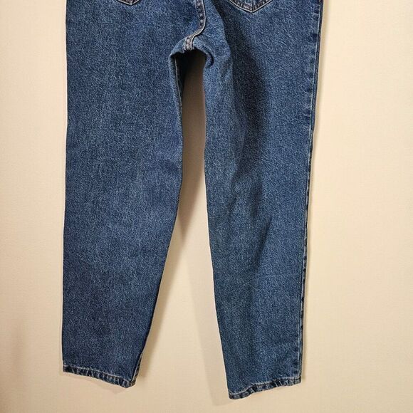 EUC VINTAGE OPEN TRAILS HIGH RISE TAPERED JEANS 100% COTTON SIZE 14 MEDIUM - Picture 7 of 15